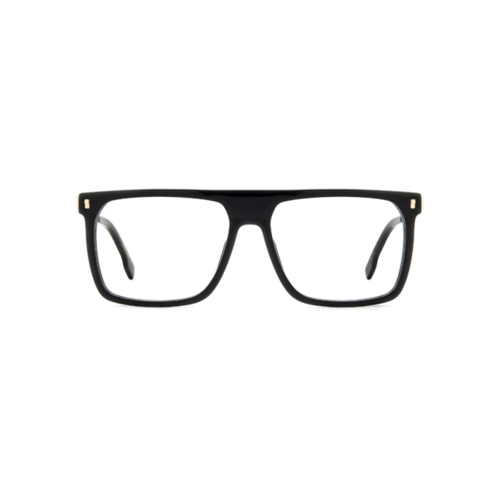 Óculos de Grau Dsquared2 D2 0122 2M2 5615 Acetato Preto e Dourado