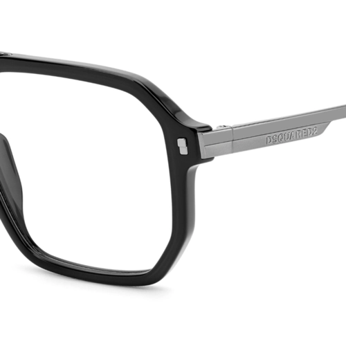 Óculos de Grau Dsquared2 D2 0123 ANS 5614 Acetato Preto