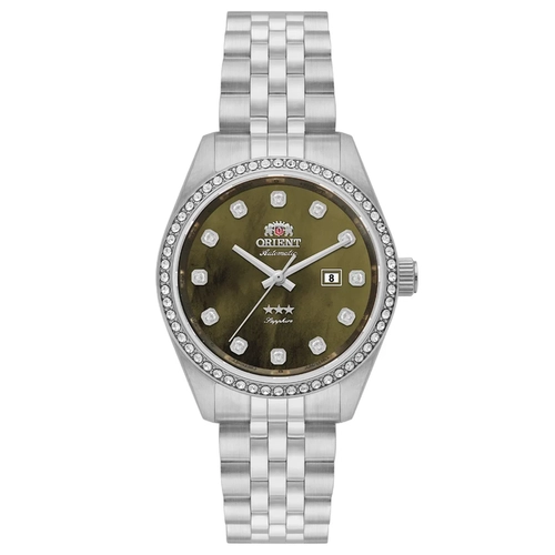 Relógio Orient Automático 3 Estrelas Feminino - NH5SS001 E1SX Verde