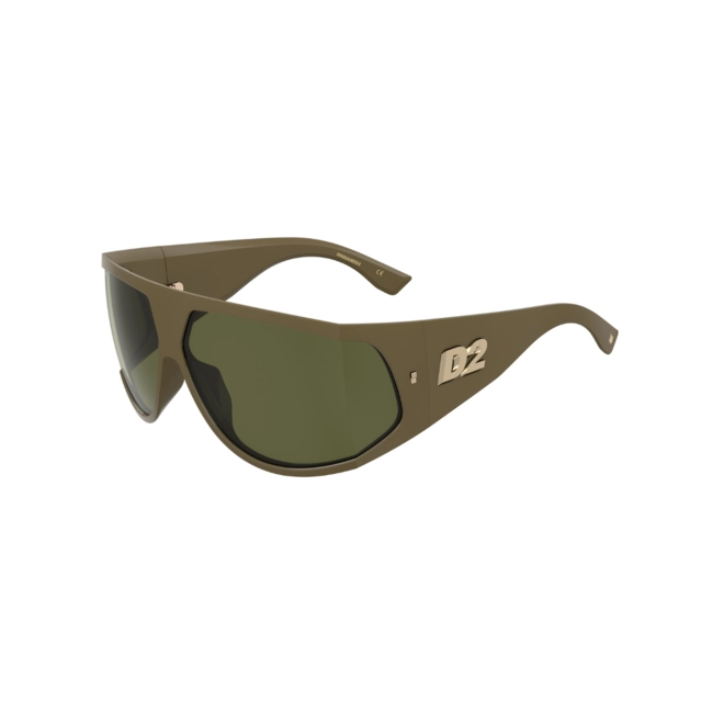 Óculos de Sol Dsquared2 D2 0124/S 79U 75QT Acetato Verde com lentes na cor Verde 1