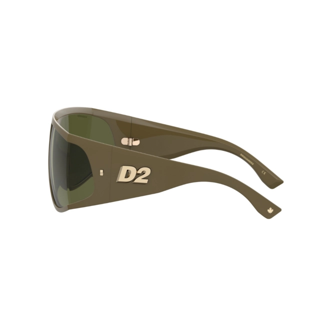 Óculos de Sol Dsquared2 D2 0124/S 79U 75QT Acetato Verde com lentes na cor Verde 4