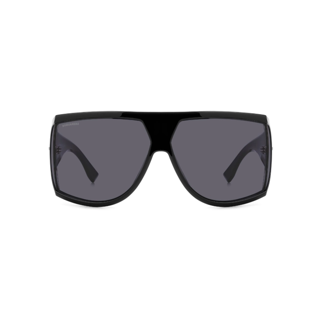 Óculos de Sol Dsquared2 D2 0124/S ANS 75IR Acetato Preto com lentes na cor Cinza 2