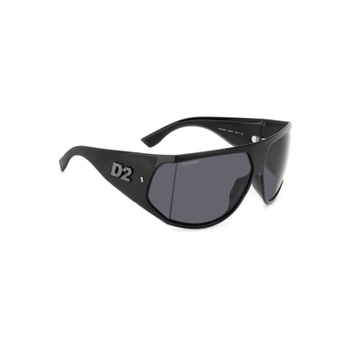Óculos de Sol Dsquared2 D2 0124/S ANS 75IR Acetato Preto com lentes na cor Cinza