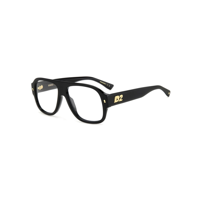 Óculos de Grau Dsquared2 D2 0125 807 5615 Acetato Preto 1