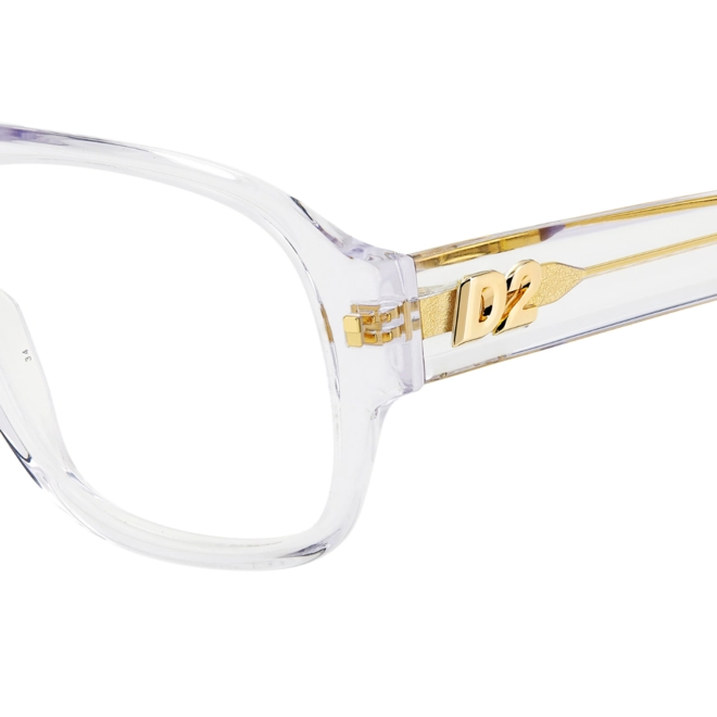 Óculos de Grau Dsquared2 D2 0125 900 5615 Acetato Transparente 4