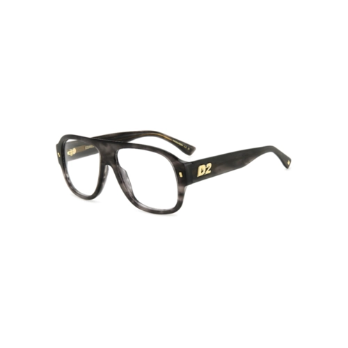 Óculos de Grau Dsquared2 D2 0125 2W8 5615 Acetato Cinza Mesclado