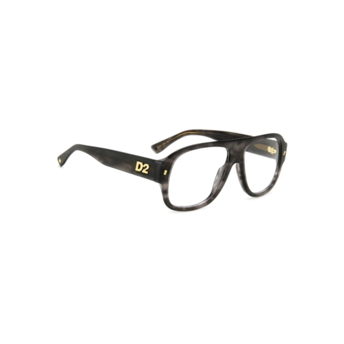 Óculos de Grau Dsquared2 D2 0125 2W8 5615 Acetato Cinza Mesclado