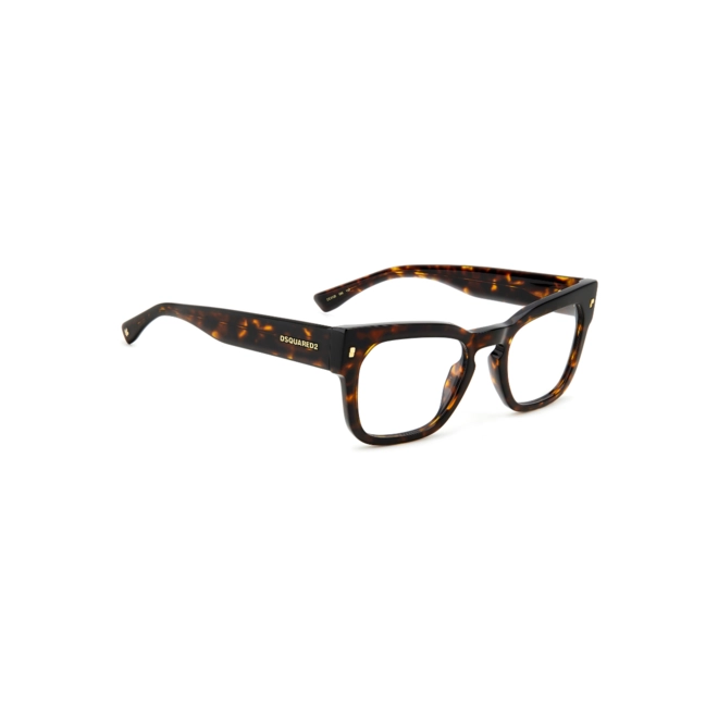 Óculos de Grau Dsquared2 D2 0129 86 5121 Acetato Marrom Mesclado 3
