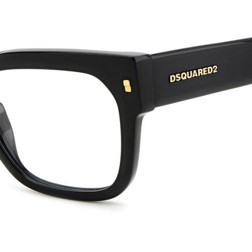 Óculos de Grau Dsquared2 D2 0129 807 5121 Acetato Preto