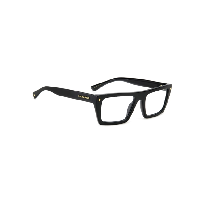 Óculos de Grau Dsquared2 D2 0130 807 5419 Acetato Preto 3