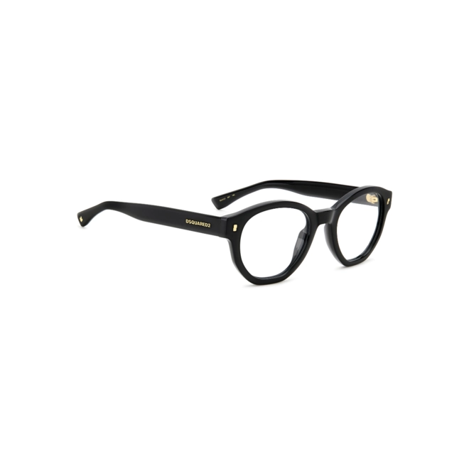 Óculos de Grau Dsquared2 D2 0131 8075020 Acetato Preto 3