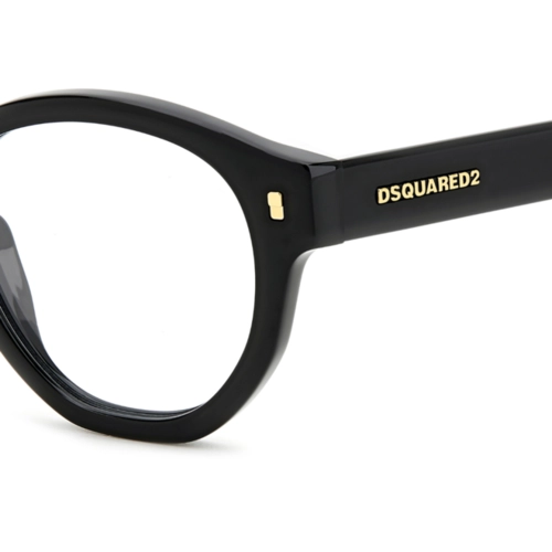 Óculos de Grau Dsquared2 D2 0131 8075020 Acetato Preto