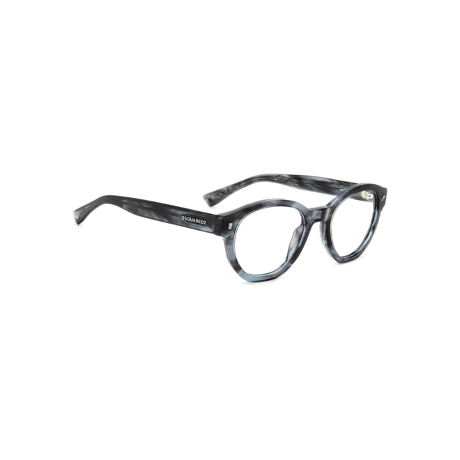 Óculos de Grau Dsquared2 D2 0131 2W8 5020 Acetato Cinza Mesclado 3