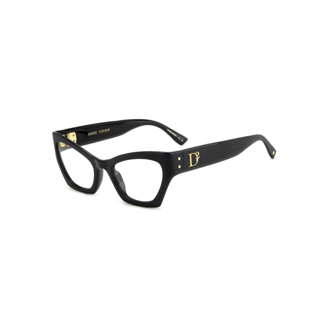 Óculos de Grau Dsquared2 D2 0133 807 5321 Acetato Preto 1