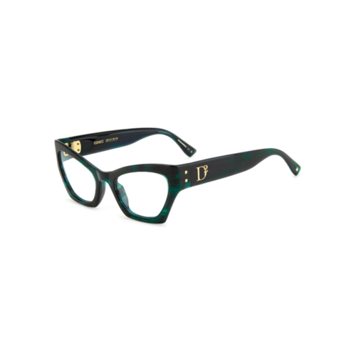 Óculos de Grau Dsquared2 D2 0133 6AK 5321 Acetato Verde Degradê