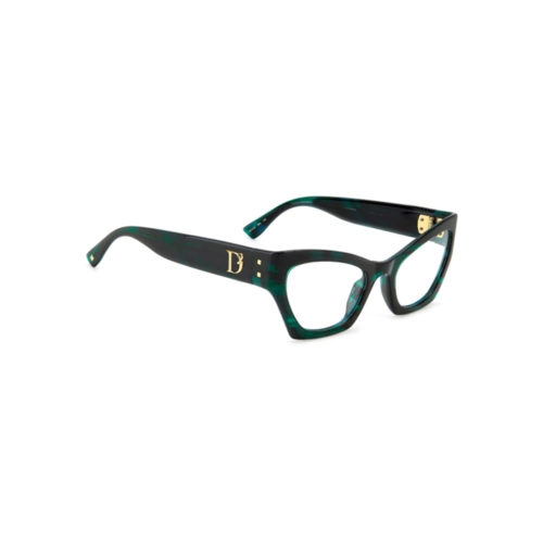 Óculos de Grau Dsquared2 D2 0133 6AK 5321 Acetato Verde Degradê