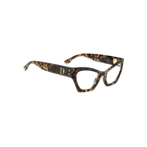 Óculos de Grau Dsquared2 D2 0133 ACI 5321 Acetato Marrom Mesclado