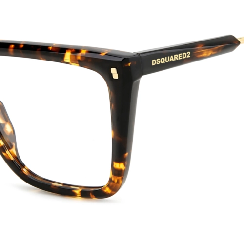 Óculos de Grau Dsquared2 D2 0136 86 5416 Acetato Marrom Mesclado