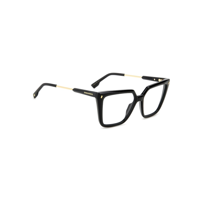 Óculos de Grau Dsquared2 D2 0136 807 5416 Acetato Preto 3