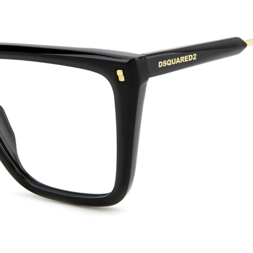 Óculos de Grau Dsquared2 D2 0136 807 5416 Acetato Preto