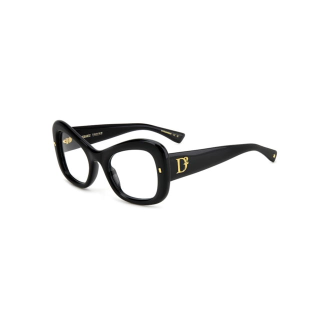 Óculos de Grau Dsquared2 D2 0138 807 5223 Acetato Preto 1