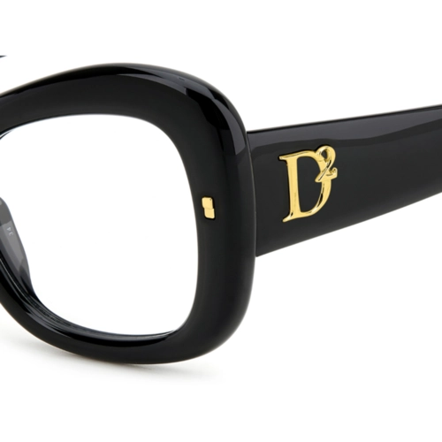 Óculos de Grau Dsquared2 D2 0138 807 5223 Acetato Preto