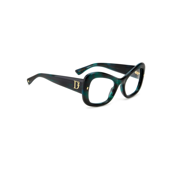 Óculos de Grau Dsquared2 D2 0138 6AK 5223 Acetato Preto 3