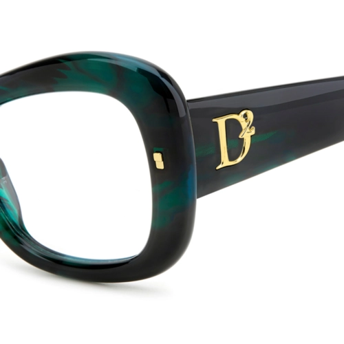Óculos de Grau Dsquared2 D2 0138 6AK 5223 Acetato Preto