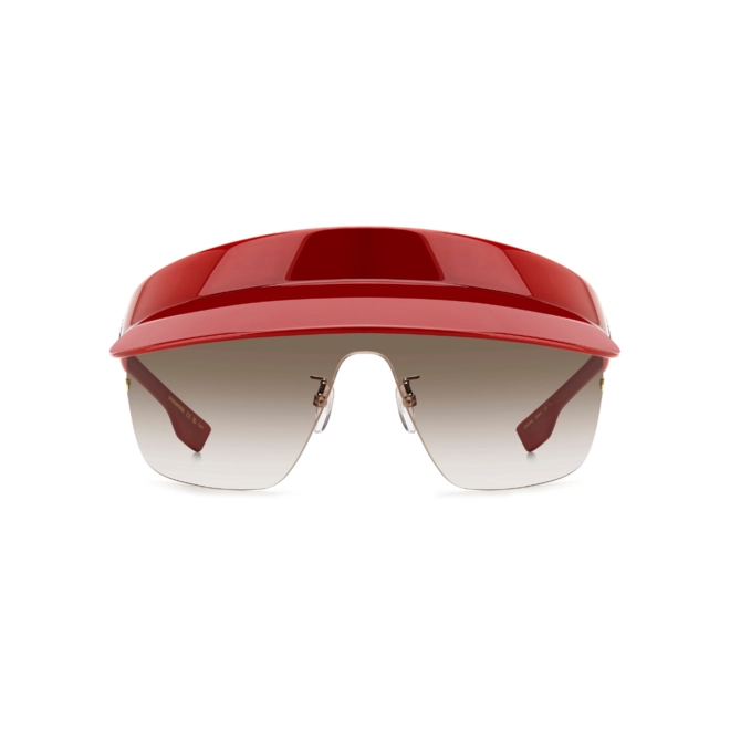 Óculos de Sol Dsquared2 D2 0139/S C9A 99HA Poliamida Vermelho na cor Marrom Degradê 2