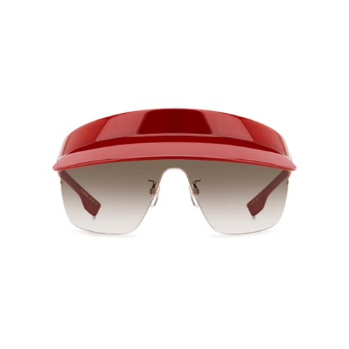 Óculos de Sol Dsquared2 D2 0139/S C9A 99HA Poliamida Vermelho na cor Marrom Degradê