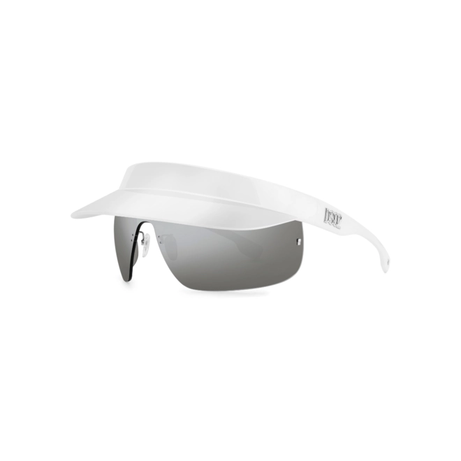 Óculos de Sol Dsquared2 D2 0139/S VK6 99T4 Poliamida Branco com lentes na cor Cinza Espelhado 1