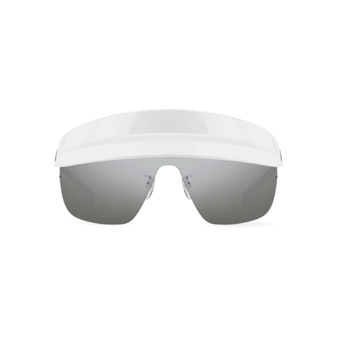 Óculos de Sol Dsquared2 D2 0139/S VK6 99T4 Poliamida Branco com lentes na cor Cinza Espelhado 2