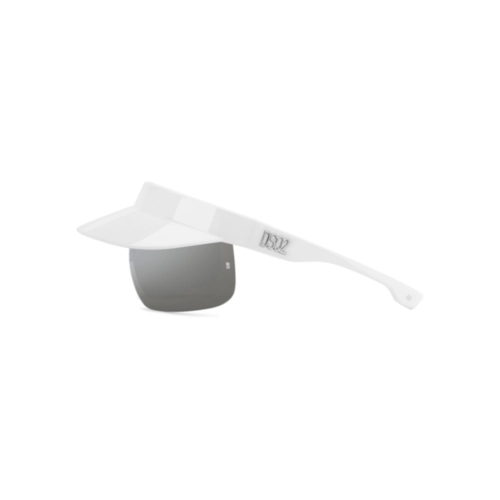 Óculos de Sol Dsquared2 D2 0139/S VK6 99T4 Poliamida Branco com lentes na cor Cinza Espelhado