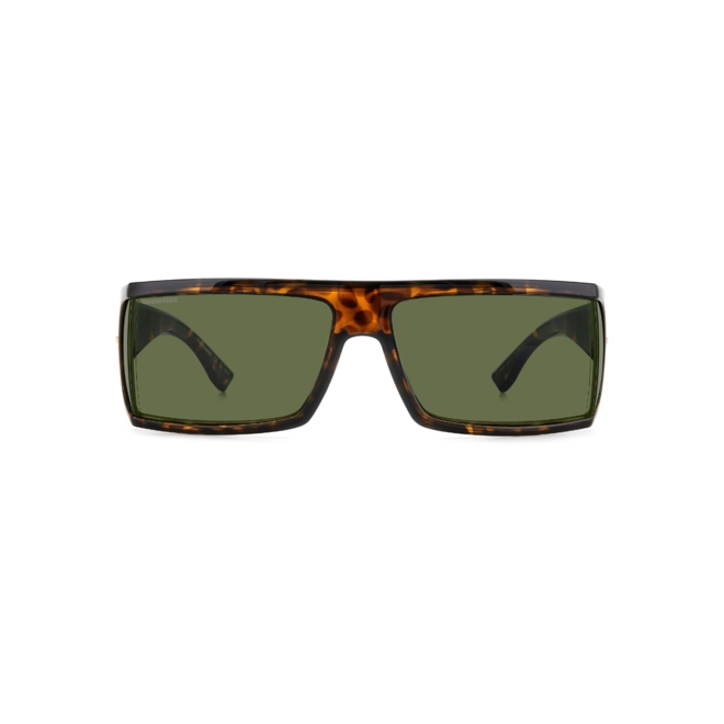 Óculos de Sol Dsquared2 D2 0140/S 086 73QT Poliamida Marrom Mesclado com lentes na cor Verde 2