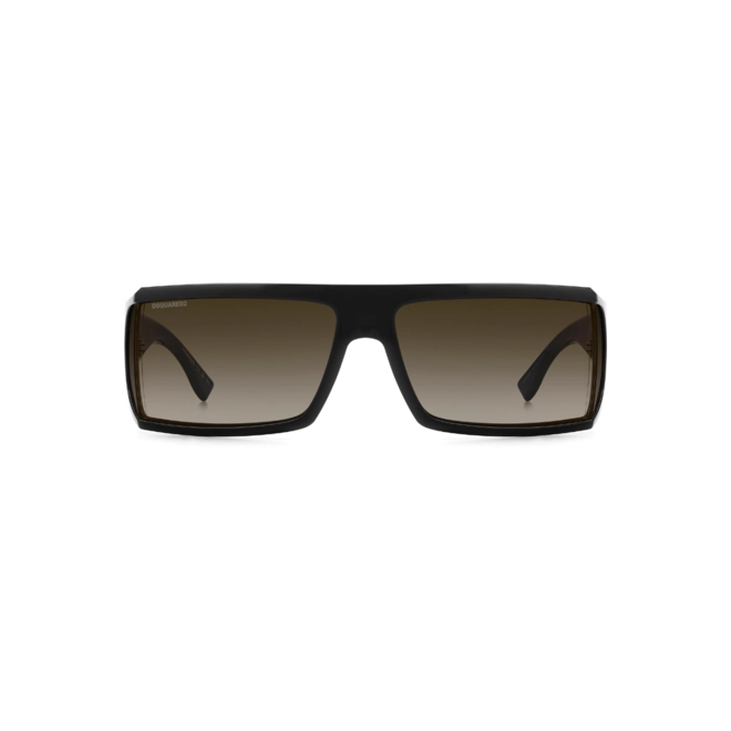 Óculos de Sol Dsquared2 D2 0140/S 807 73HA Poliamida Preto com lentes na cor Marrom Degradê 2