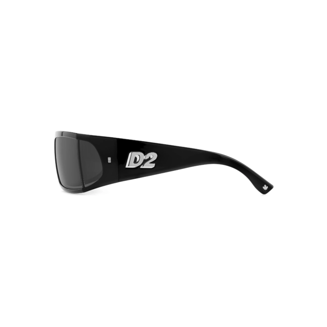Óculos de Sol Dsquared2 D2 0140/S 807 73IR Poliamida Preto com lentes na cor Cinza 4