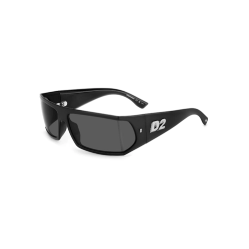 Óculos de Sol Dsquared2 D2 0140/S 807 73IR Poliamida Preto com lentes na cor Cinza