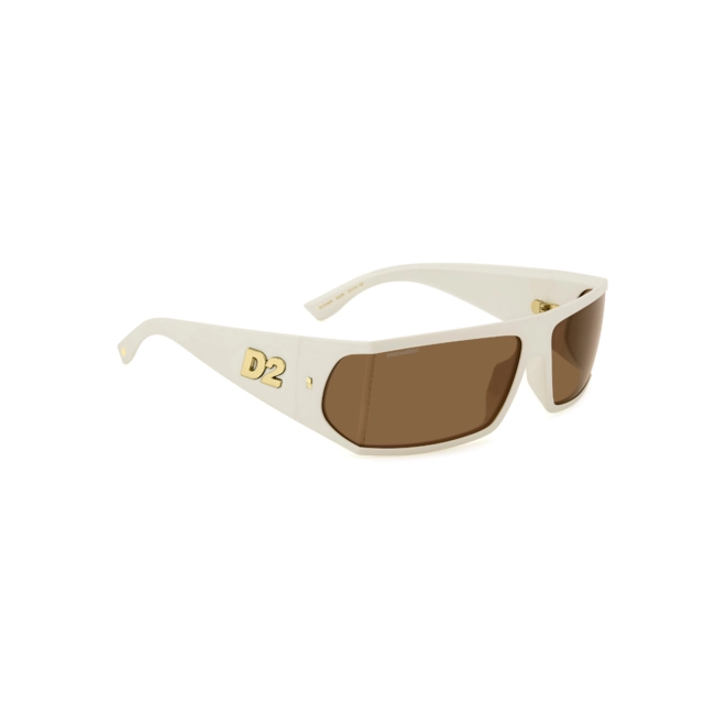 Óculos de Sol Dsquared2 D2 0140/S SZJ 7370 Poliamida Marfim com lentes na cor Marrom 3