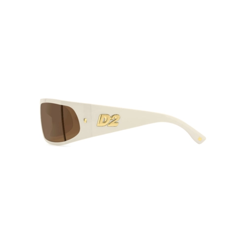 Óculos de Sol Dsquared2 D2 0140/S SZJ 7370 Poliamida Marfim com lentes na cor Marrom