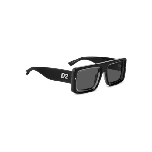 Óculos de Sol Dsquared2 D2 0141/S 08A 53IR Acetato Preto com lentes na cor Cinza