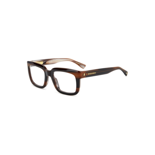 Óculos de Grau Dsquared2 D2 0144 EX4 5322 Acetato Marrom Mesclado