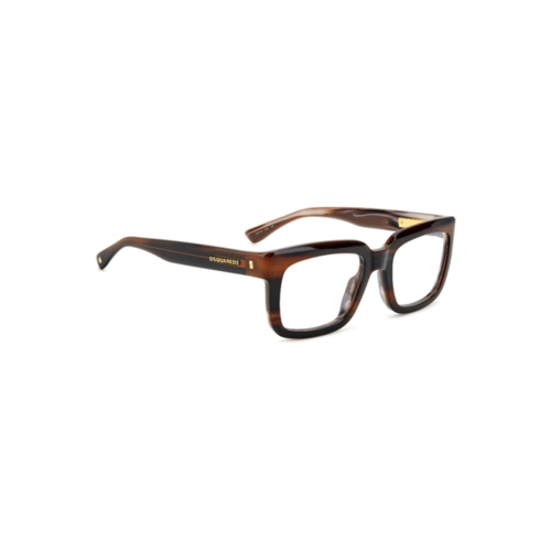 Óculos de Grau Dsquared2 D2 0144 EX4 5322 Acetato Marrom Mesclado