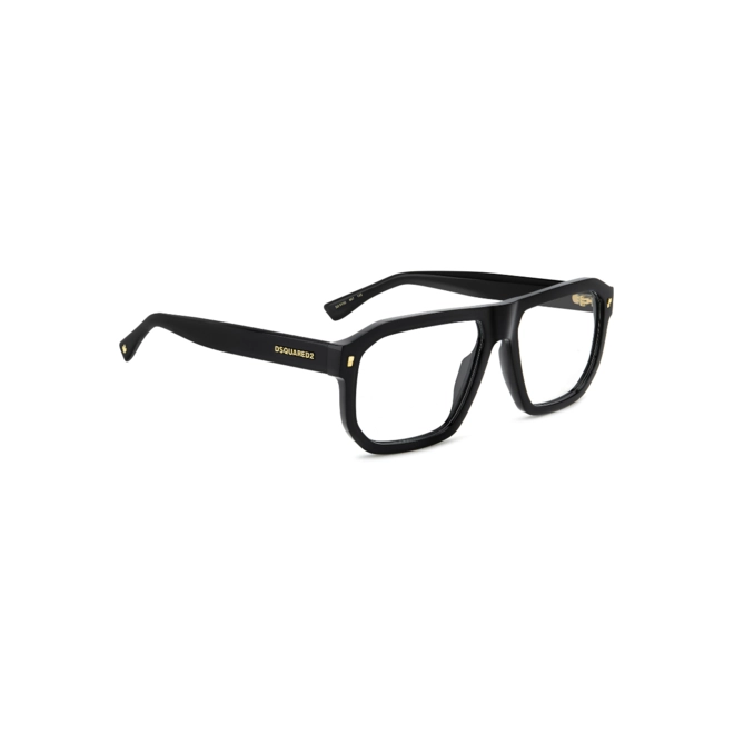 Óculos de Grau Dsquared2 D2 0146 807 5618 Acetato Preto 3