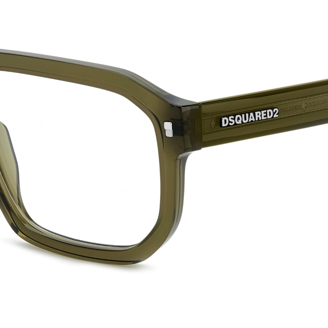 Óculos de Grau Dsquared2 D2 0146 1ED 5618 Acetato Verde 5