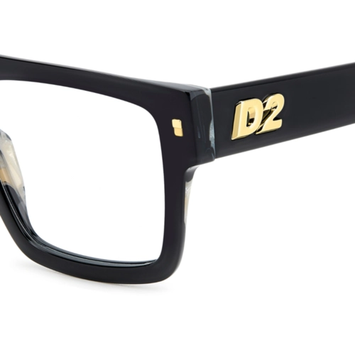 Óculos de Grau Dsquared2 D2 0147 37N 5419 Acetato Preto