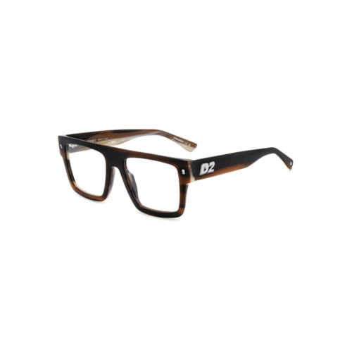 Óculos de Grau Dsquared2 D2 0147 EX4 5419 Acetato Marrom Mesclado
