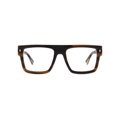 Óculos de Grau Dsquared2 D2 0147 EX4 5419 Acetato Marrom Mesclado