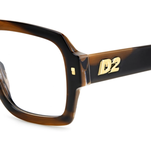 Óculos de Grau Dsquared2 D2 0148 EX4 5319 Acetato Marrom Mesclado