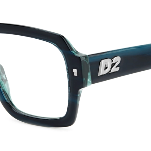 Óculos de Grau Dsquared2 D2 0148 ZI9 5319 Acetato Verde Mesclado