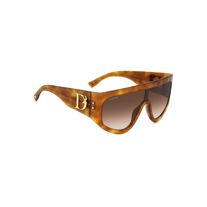 Óculos de Sol Dsquared2 D2 0149/S 05L 99HA Acetato Marrom Mesclado 3